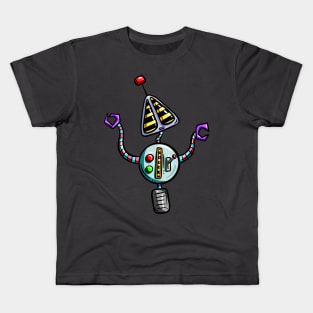 Triangle Cartoon Robot Kids T-Shirt